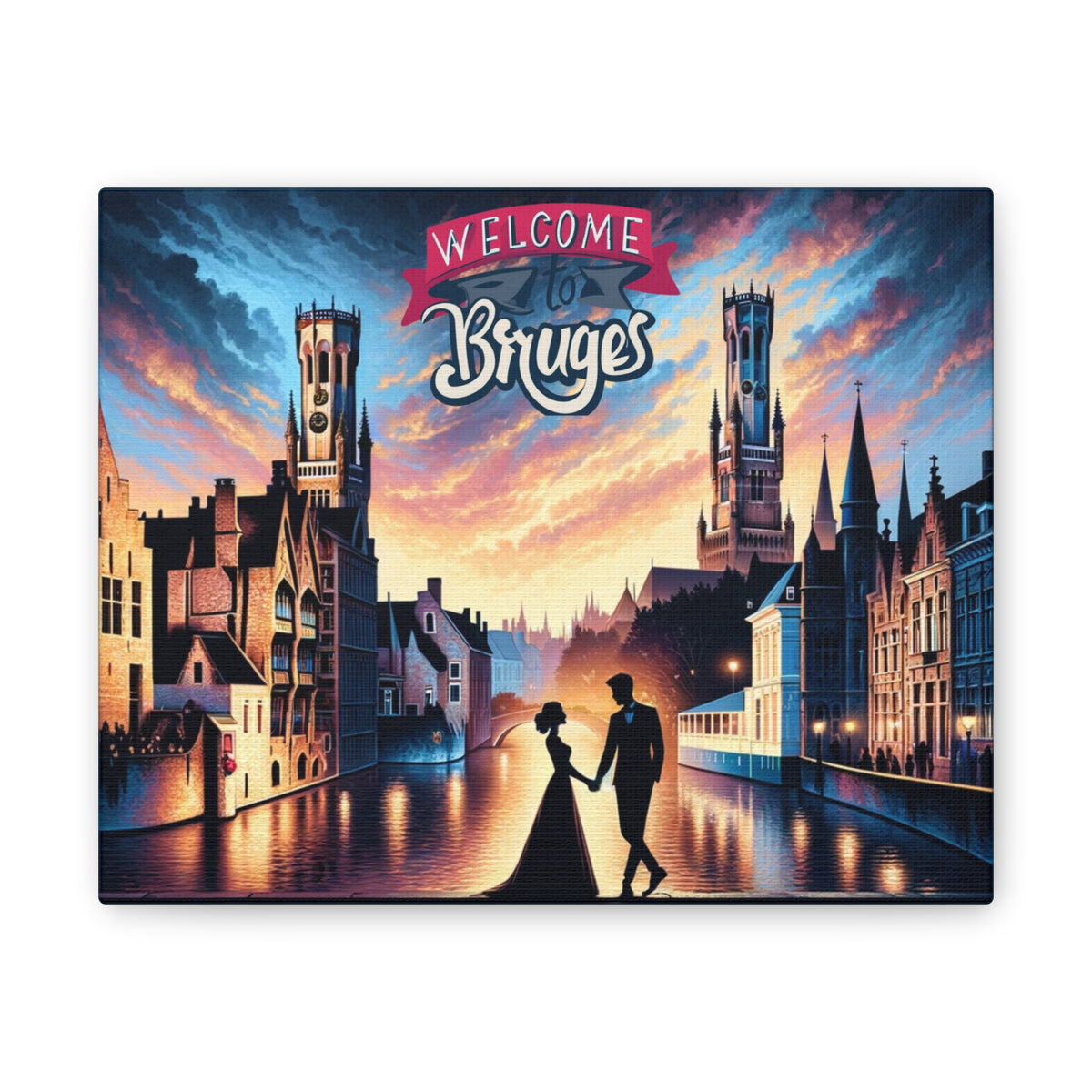 Welcome to Bruges - Romantic Wall Art