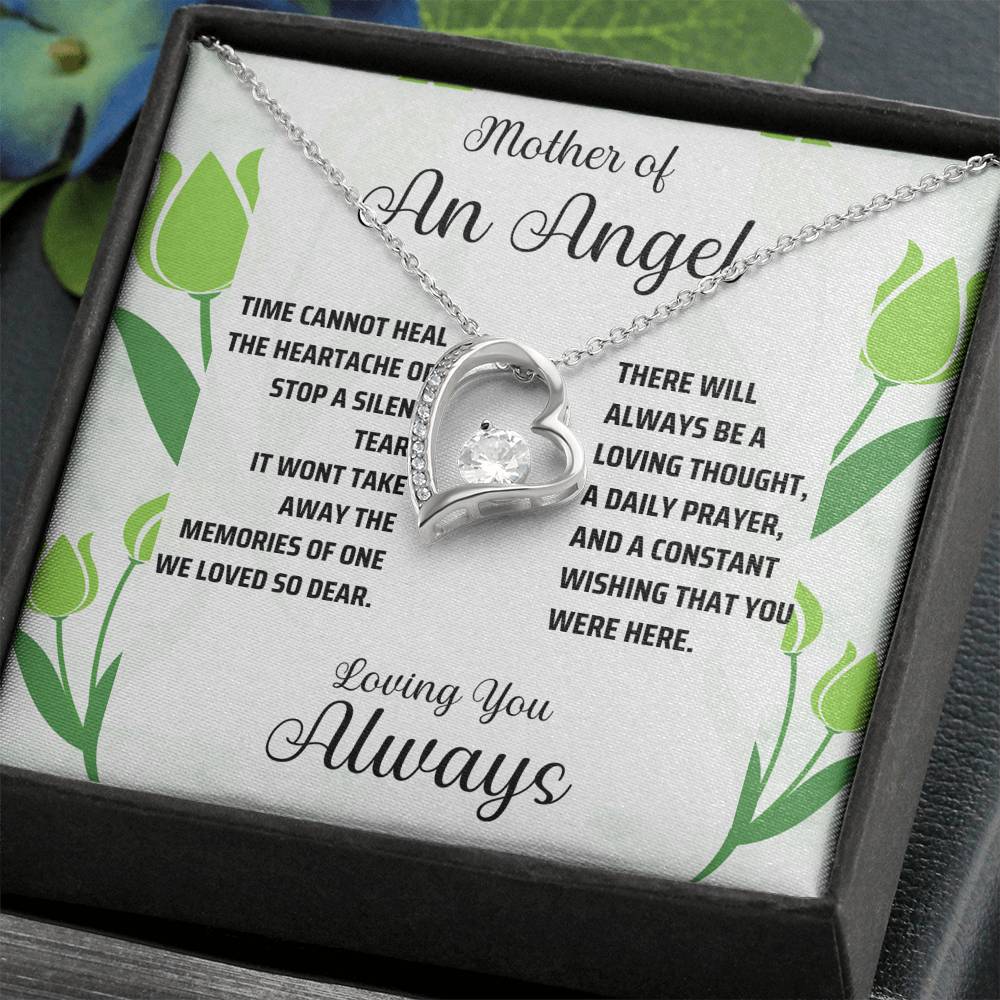 Angel Baby Gift, Miscarriage Keepsake, Pregnancy Loss, Loss of Baby, Miscarriage Gift, Remembrance Necklace, Mother Of An Angel