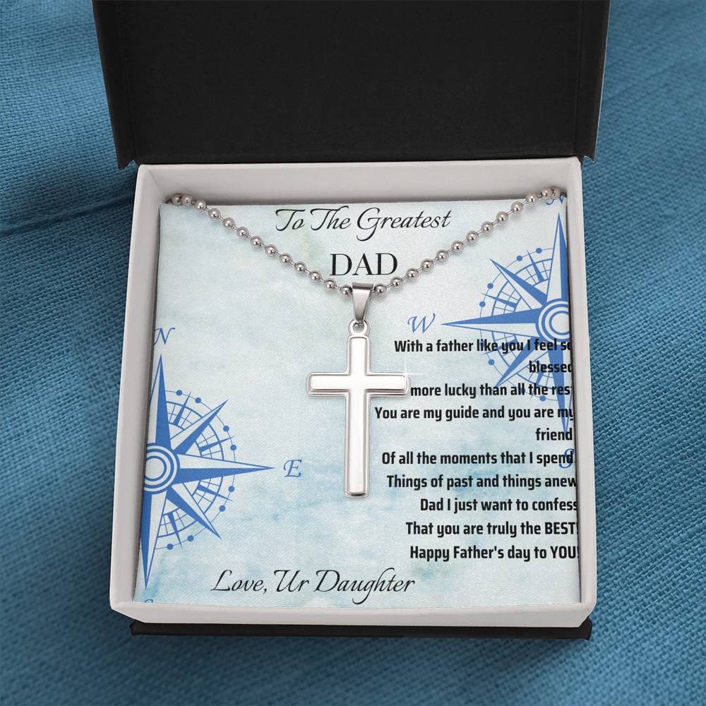 "You Are My Guide" Father's Day Necklace