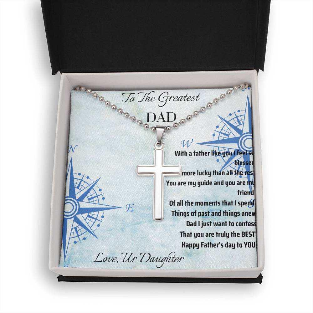 "You Are My Guide" Father's Day Necklace