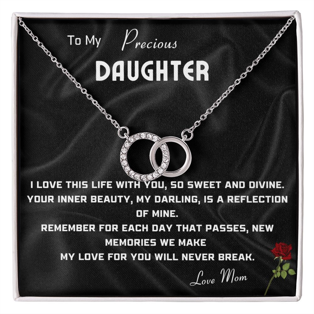 Mother Daughter Circle Necklace