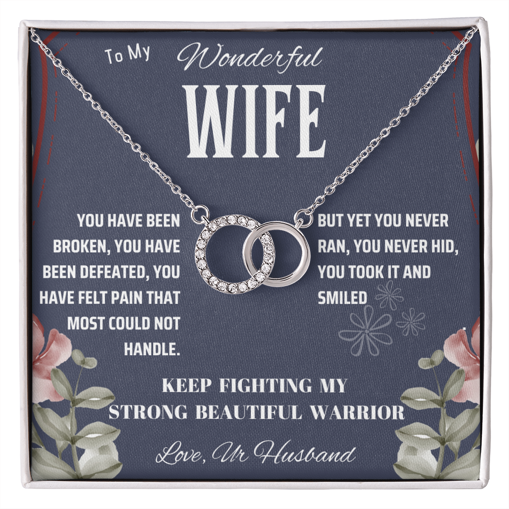 My Wonderful Wife Perfect Pair Necklace