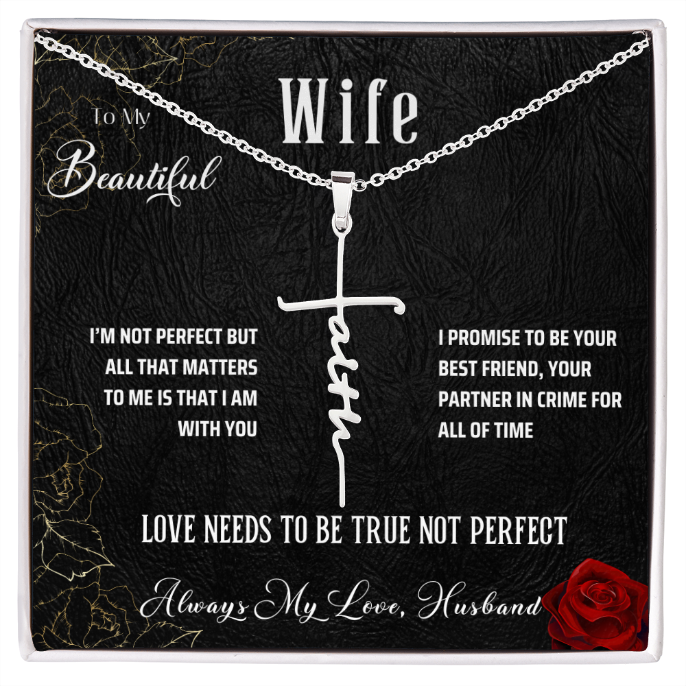 LOVE IS TRUE NOT PERFECT NECKLACE