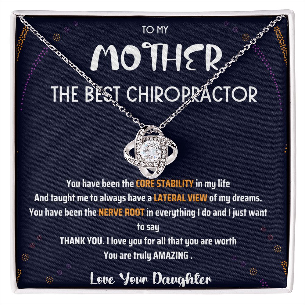 The Best Chiropractor Mother Necklace