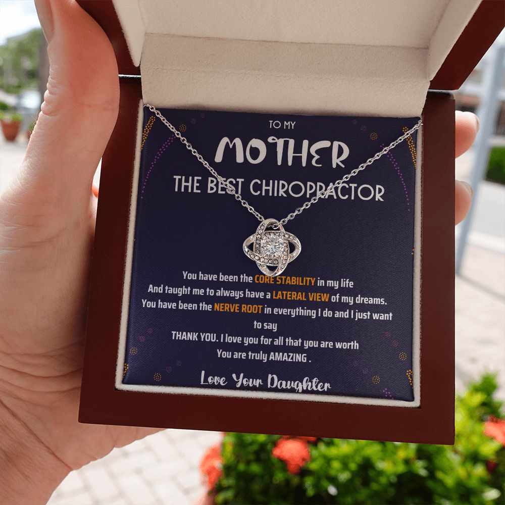 The Best Chiropractor Mother Necklace
