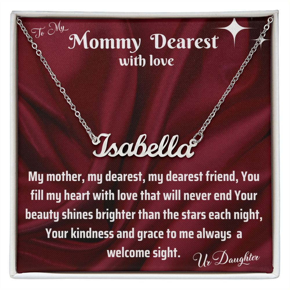 A Mother's Love Name Necklace