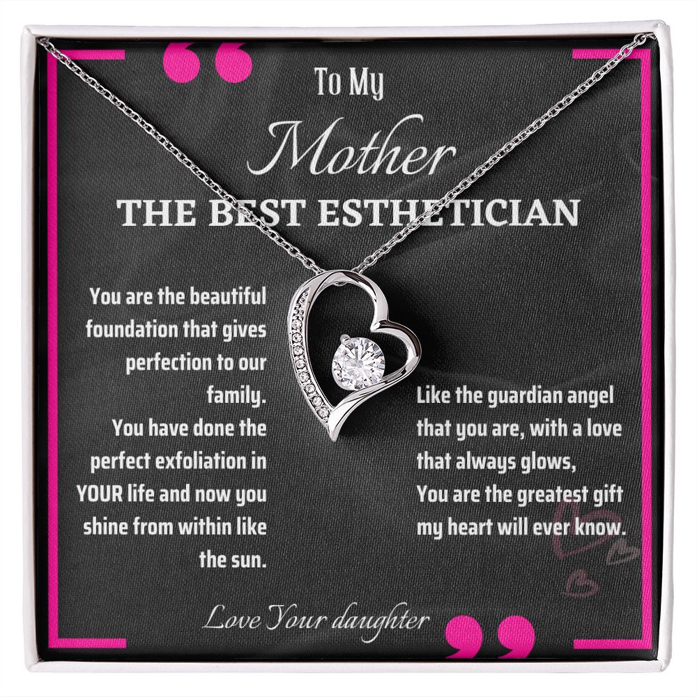 The Best Esthetician Mother Necklace
