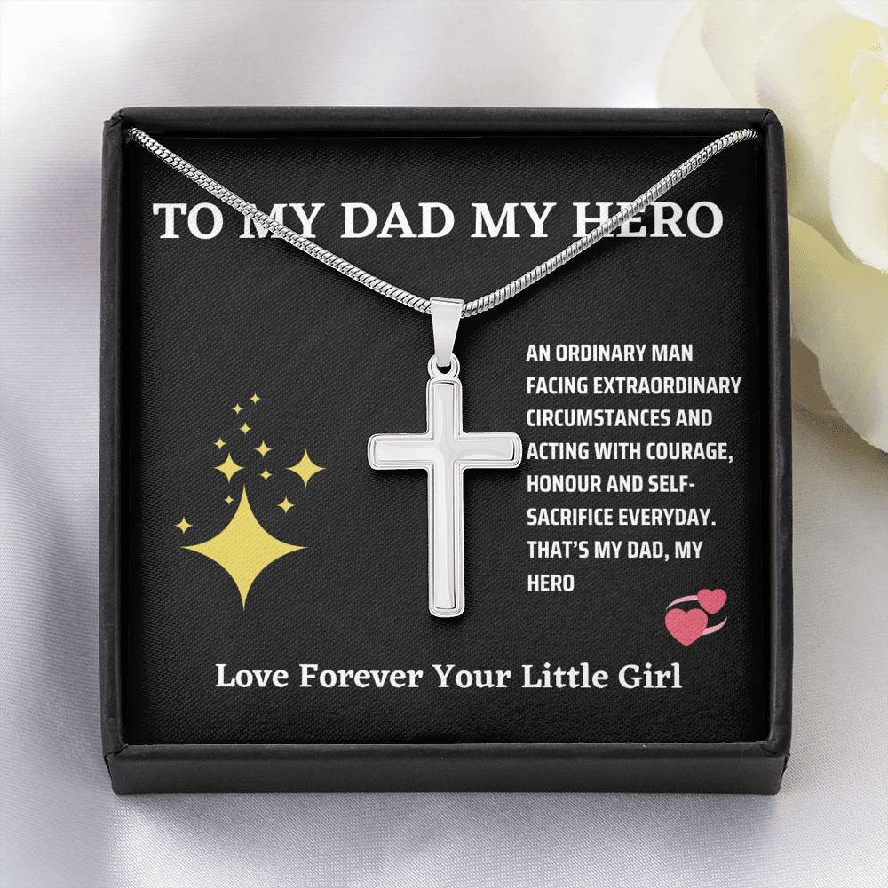 My Dad My Hero Necklace From Daughter